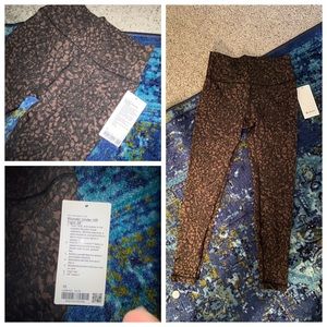 Lululemon wild thing camo brown earth multi